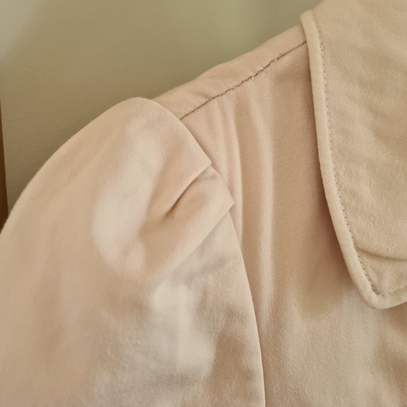 Forever New Beige Trenchcoat Coat Size 12 - Picture 6 of 12